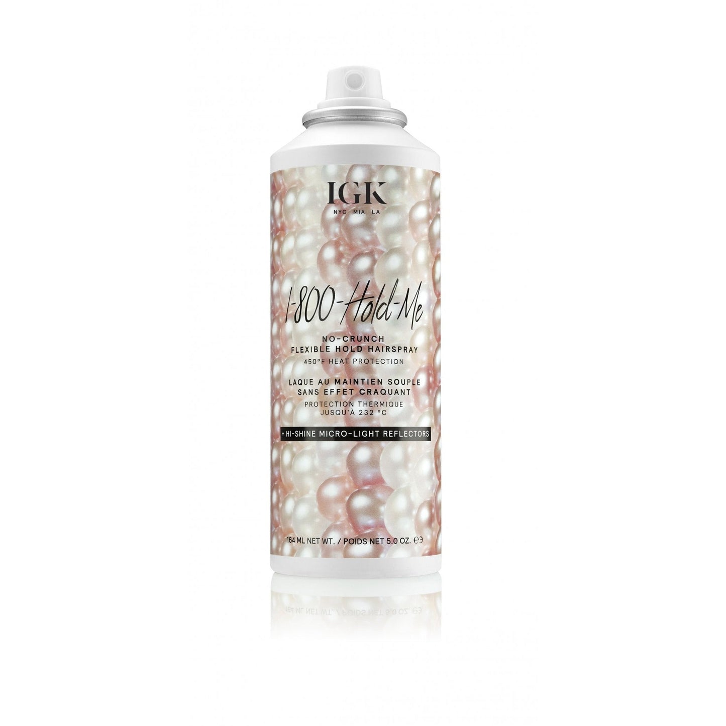 IGK 1-800-HOLD-ME No-Crunch Flexible Hold Hairspray 5oz