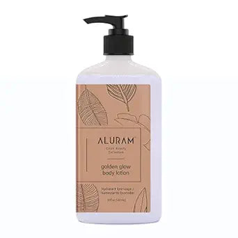 Aluram Golden Glow Body Lotion 18oz moisturizing skin care Pasadena salon