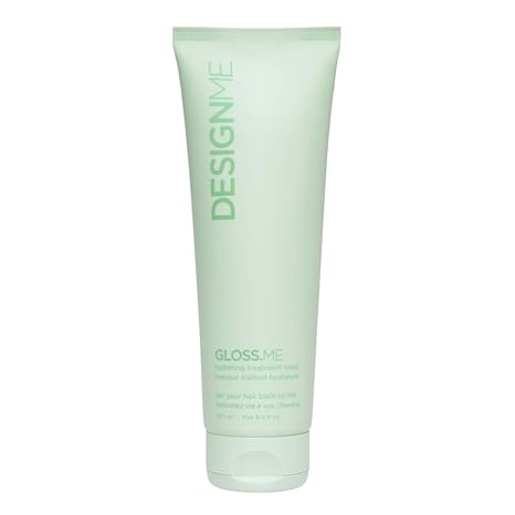 Design.Me Gloss.Me Hydrating Treatment Mask 3oz jar for hair hydration at Pasadena salon