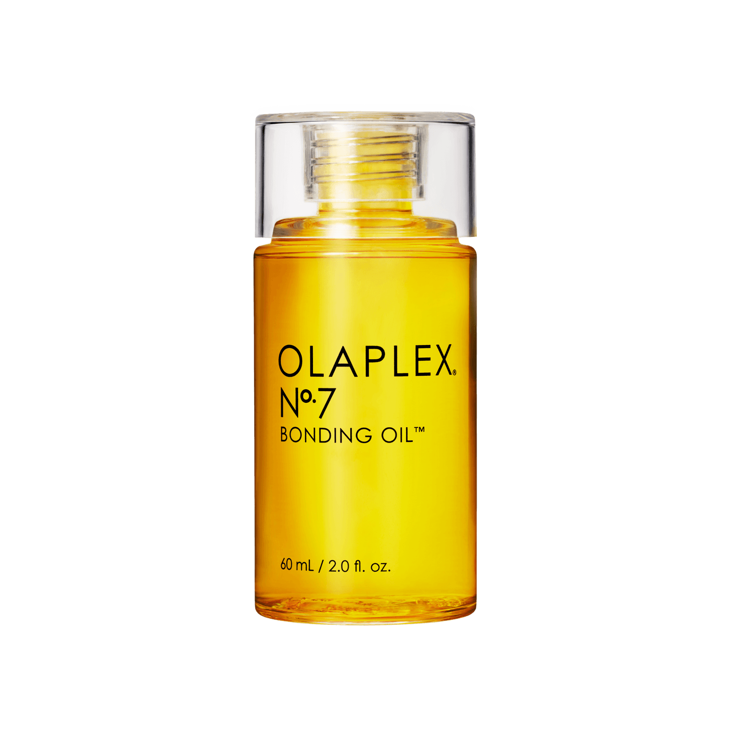 Olaplex No.7 Bonding Oil close up detail of bottle at Pasadena Aveda salon
