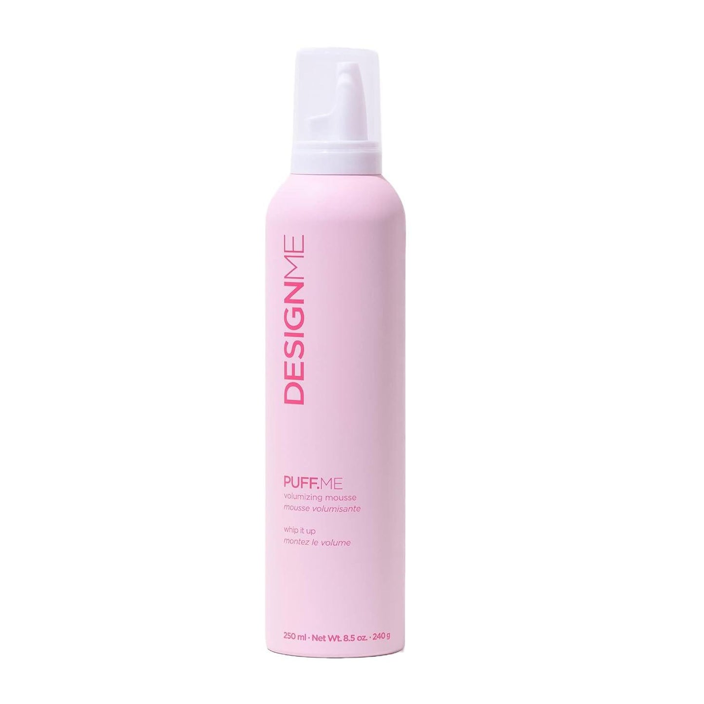 Design.Me Volumizing Mousse 8.5oz large bottle for hair volume at Pasadena Aveda salon