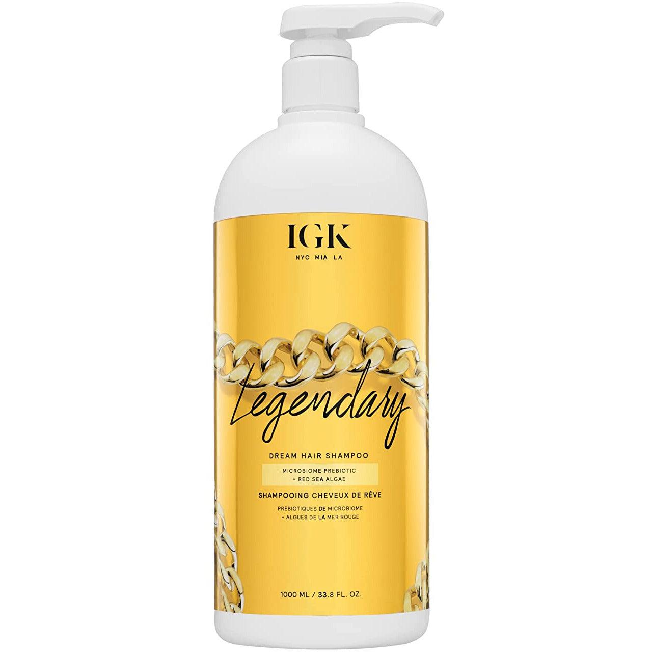 IGK LEGENDARY Dream Hair Shampoo 33.8oz bottle for hair repair Pasadena salon