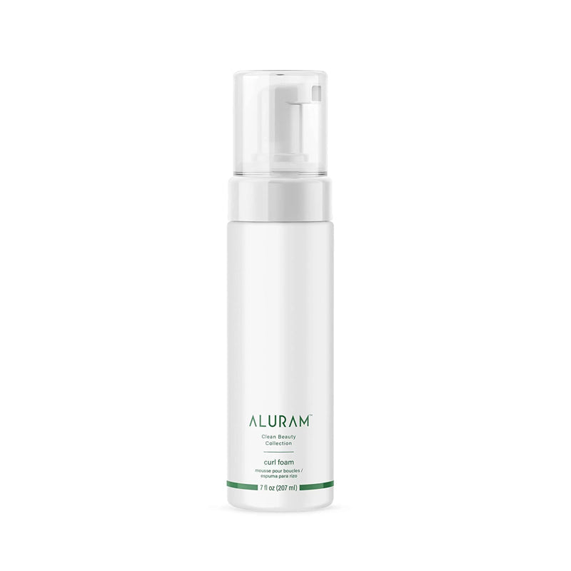 Aluram Curl Foam 7oz lightweight foam for curly hair Pasadena Aveda salon