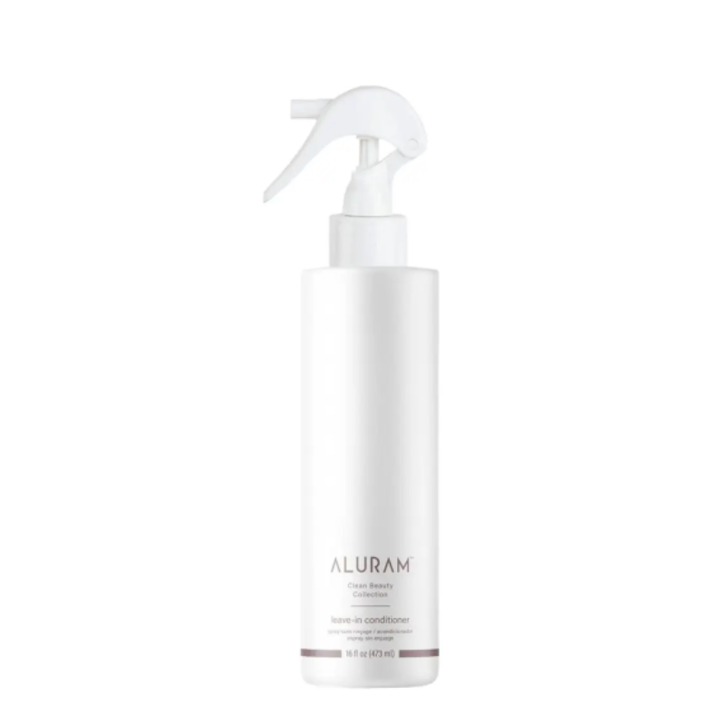 Aluram Leave-in Conditioner back label with instructions Pasadena hair salon