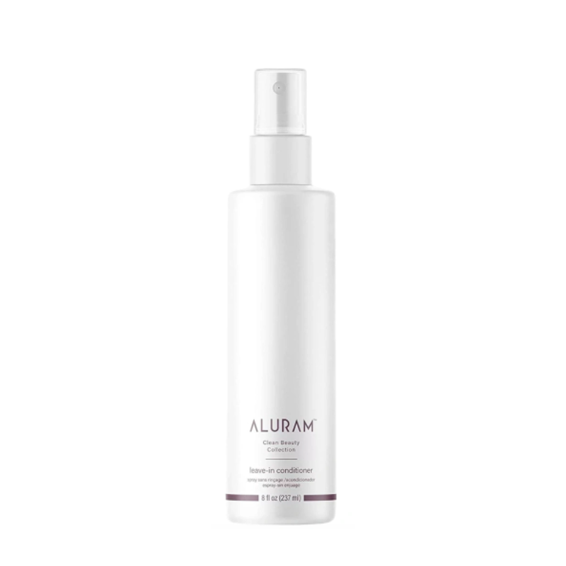 Aluram Leave-in Conditioner close up of pump dispenser Pasadena Aveda salon