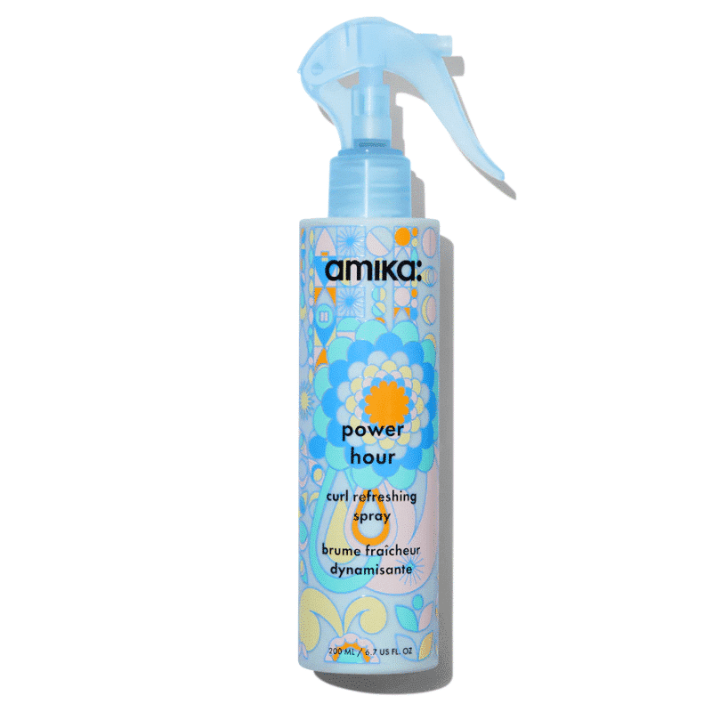 Amika Power Hour Curl Refreshing Spray 6.7oz bottle curl refresher at Pasadena Aveda salon