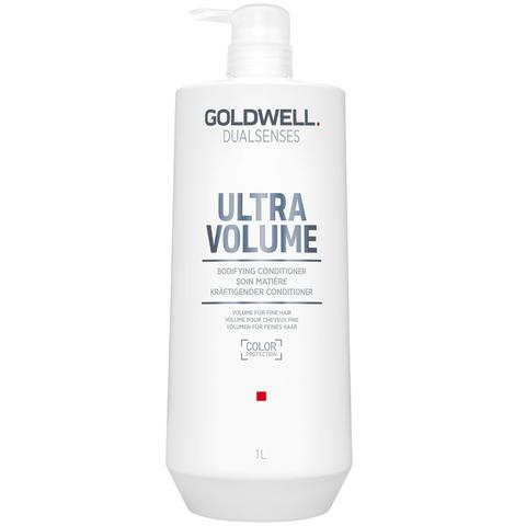 Goldwell DualSenses Ultra Volume Bodifying Conditioner back label detail Pasadena hair salon