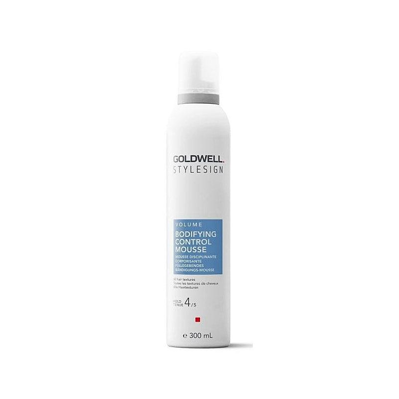 Goldwell StyleSign Bodifying Control Mousse 10.1oz bottle for volume and hold at Pasadena hair salon