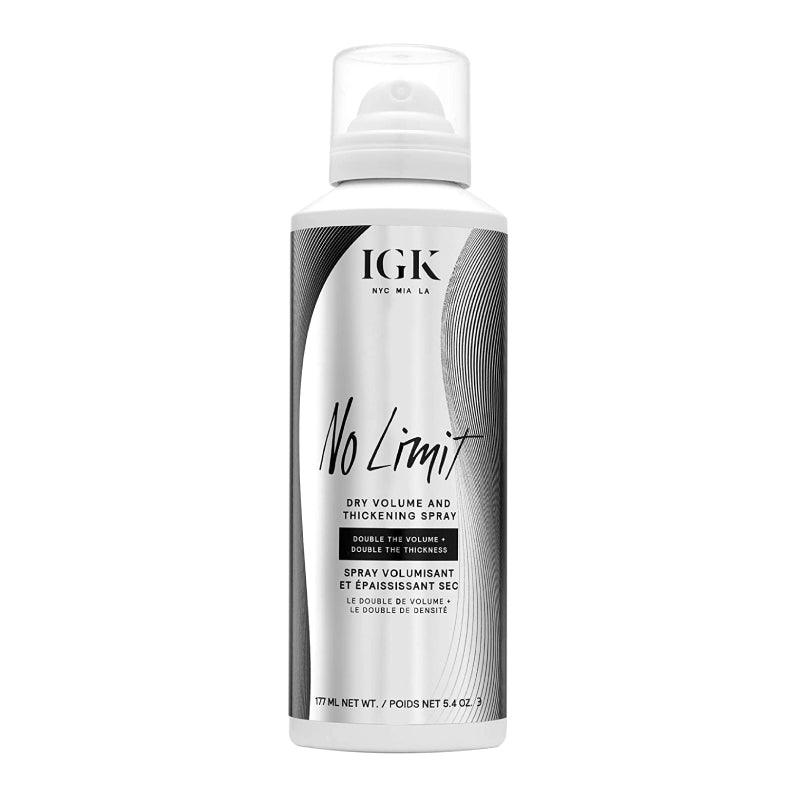 IGK No Limit Dry Volume & Thickening Spray 5.4oz bottle for voluminous hair Pasadena salon