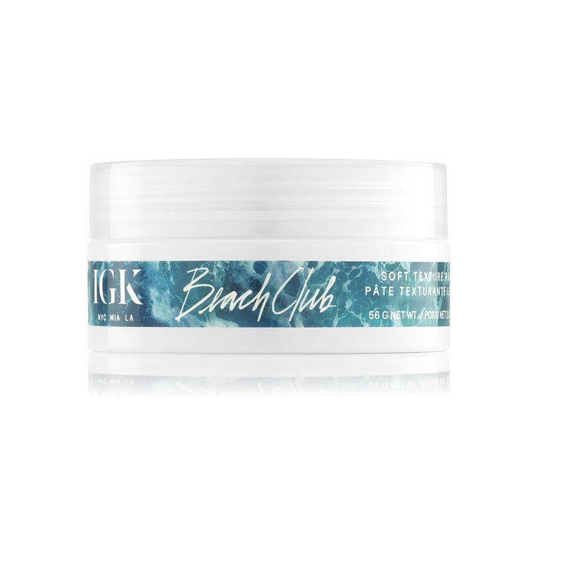 IGK Beach Club Soft Texture Paste 2oz styling paste for soft texture at Pasadena Aveda salon