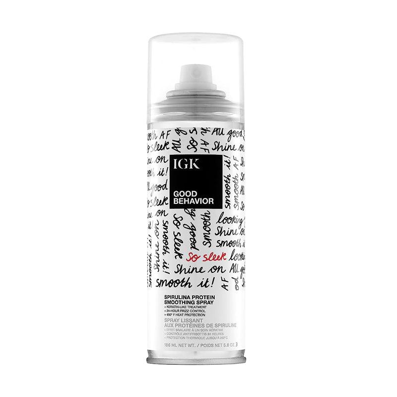 IGK GOOD BEHAVIOR Spirulina Protein Smoothing Spray 5.6oz bottle for frizz control Pasadena salon