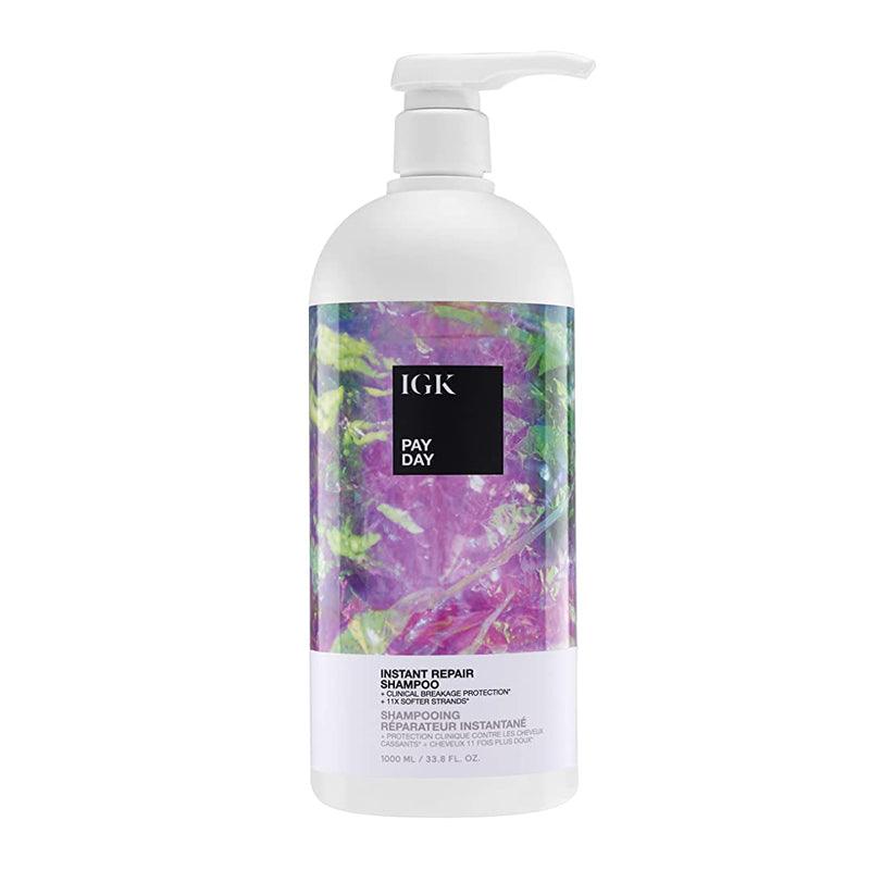 IGK PAY DAY Instant Repair Shampoo 33.8oz bottle for hair repair at Pasadena hair salon