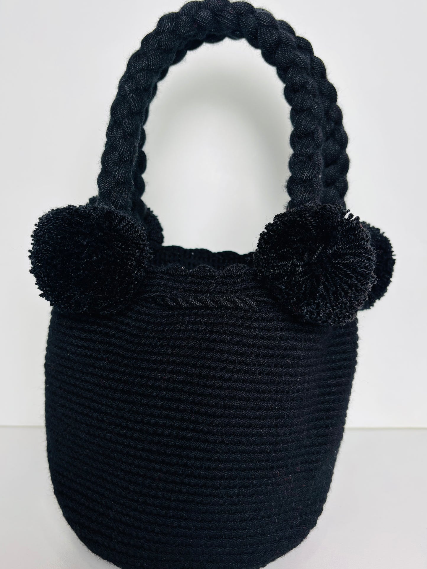 Biondo Miele Wayuu Small Black bag