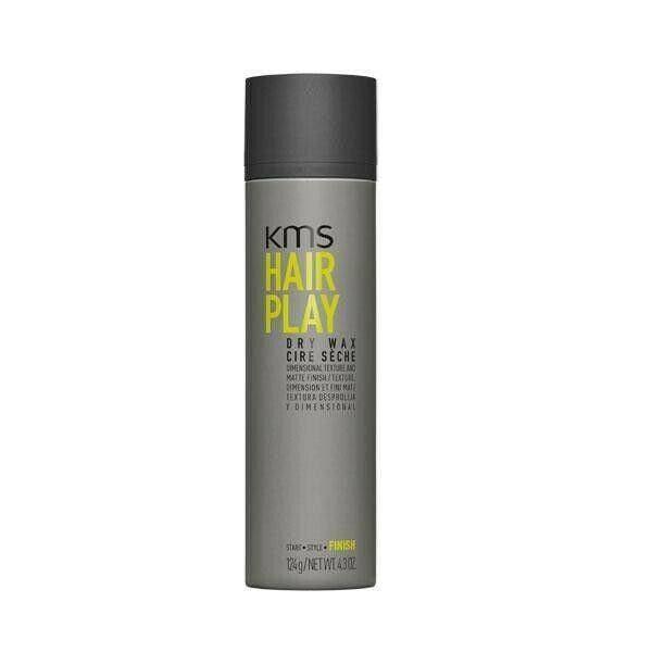 KMS HairPlay Dry Wax 4.3oz jar for styling and texture at Pasadena Aveda salon