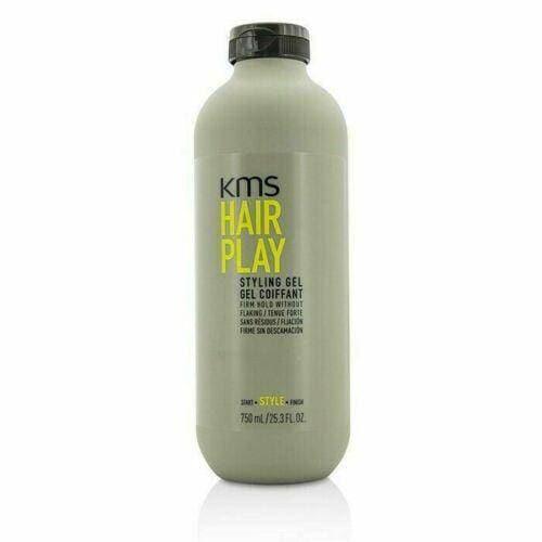 KMS HairPlay Styling Gel Firm Hold 25.3 oz large bottle for strong hold at Pasadena salon
