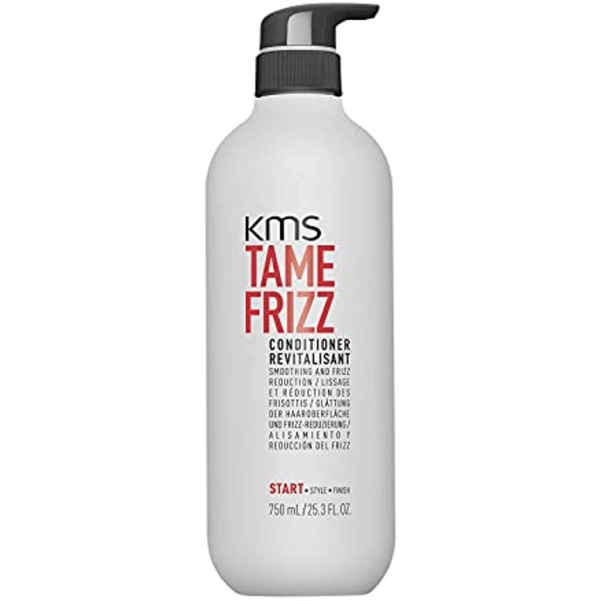 KMS Tamefrizz Conditioner 25.3 oz large bottle for frizz control at Pasadena salon