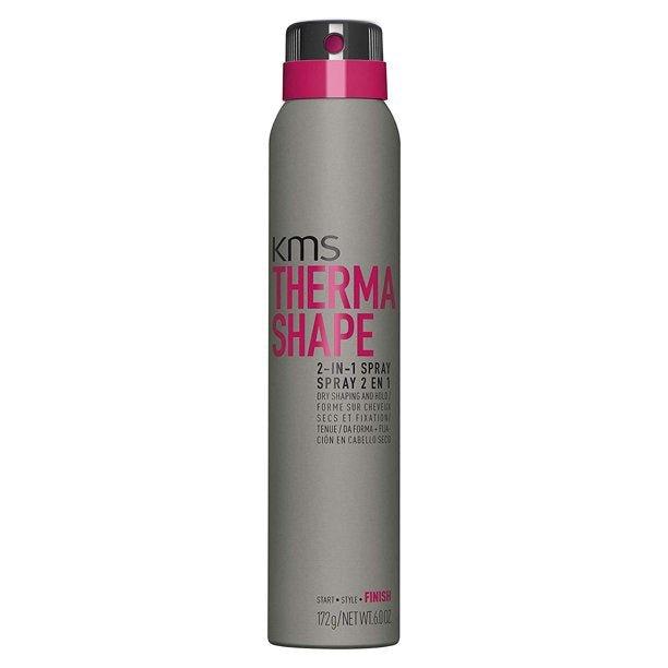 KMS ThermaShape 2-in-1 Spray 6 oz bottle for heat styling and protection at Pasadena hair salon