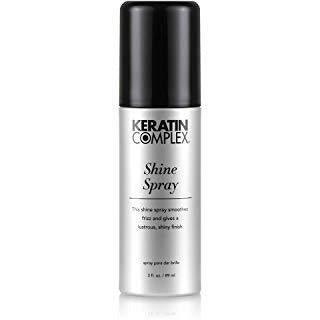Keratin Complex Shine Spray 3 oz bottle for hair shine at Pasadena Aveda salon