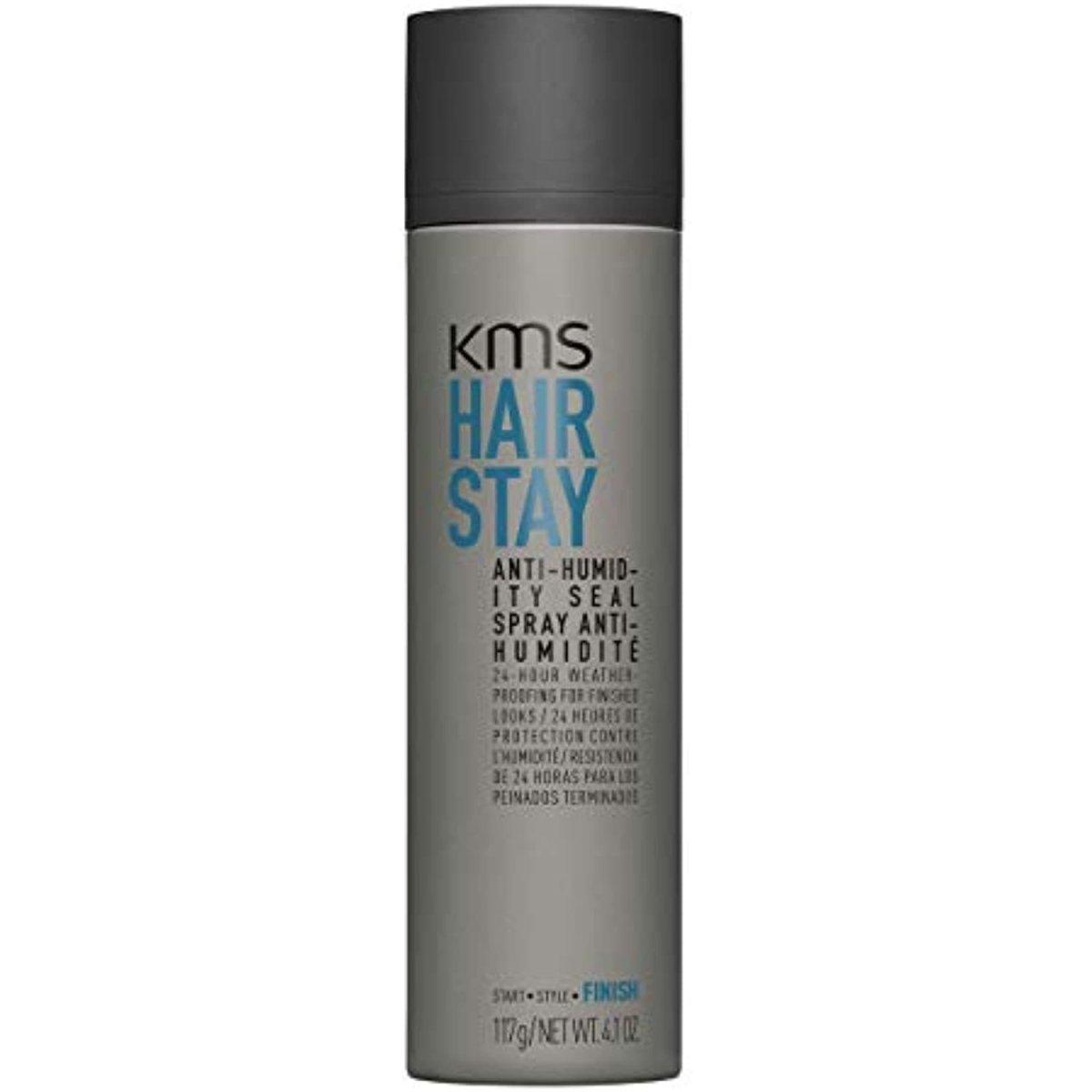 KMS Hairstay Anti Humidity Seal Spray 4.1 oz bottle to protect hair from humidity in Pasadena