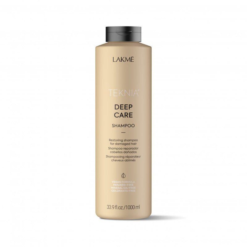 Lakme Teknia Deep Care Shampoo 33.9oz large bottle at Pasadena Aveda salon