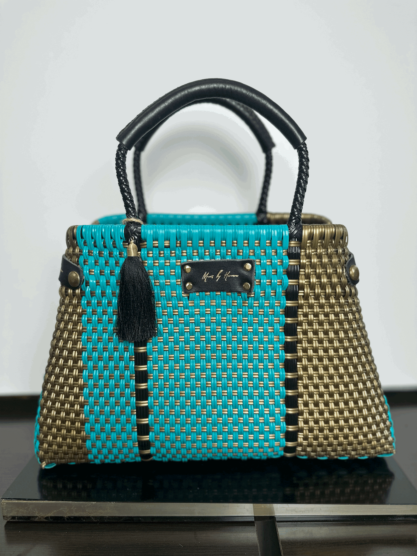 Mavis by Herrera Turquoise and brown