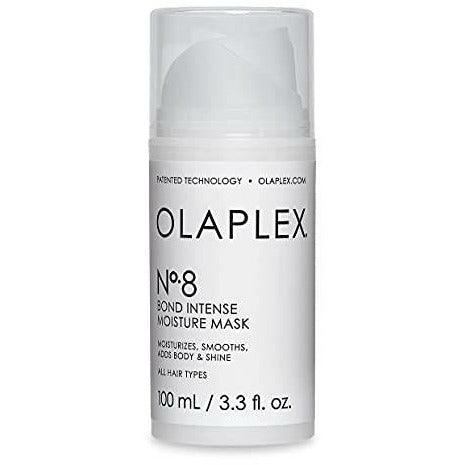 Olaplex No. 8 Bond Intense Moisture Mask 3.3oz jar for deep hair hydration at Pasadena Aveda salon