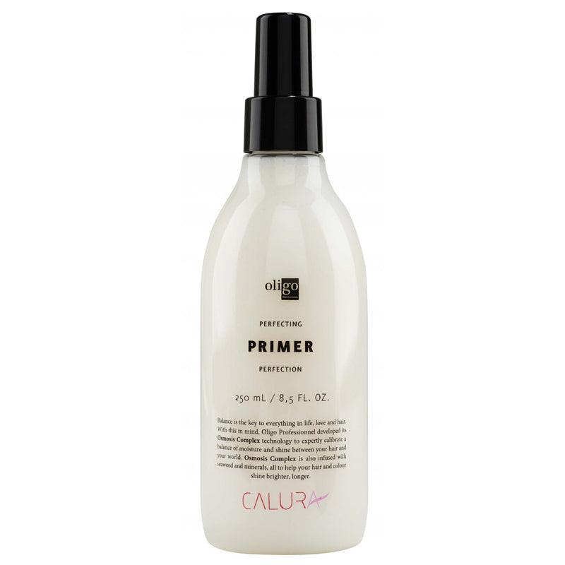 Oligo Perfecting Primer 8.5oz bottle front label at Pasadena hair salon