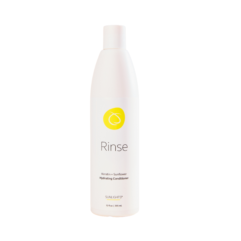 Sunlights Rinse Hydrating Conditioner bottle front view hair care Pasadena salon