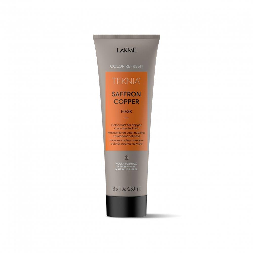 Lakme Safron Copper Refresh Treatment 8.5oz for vibrant hair color care Pasadena Aveda salon
