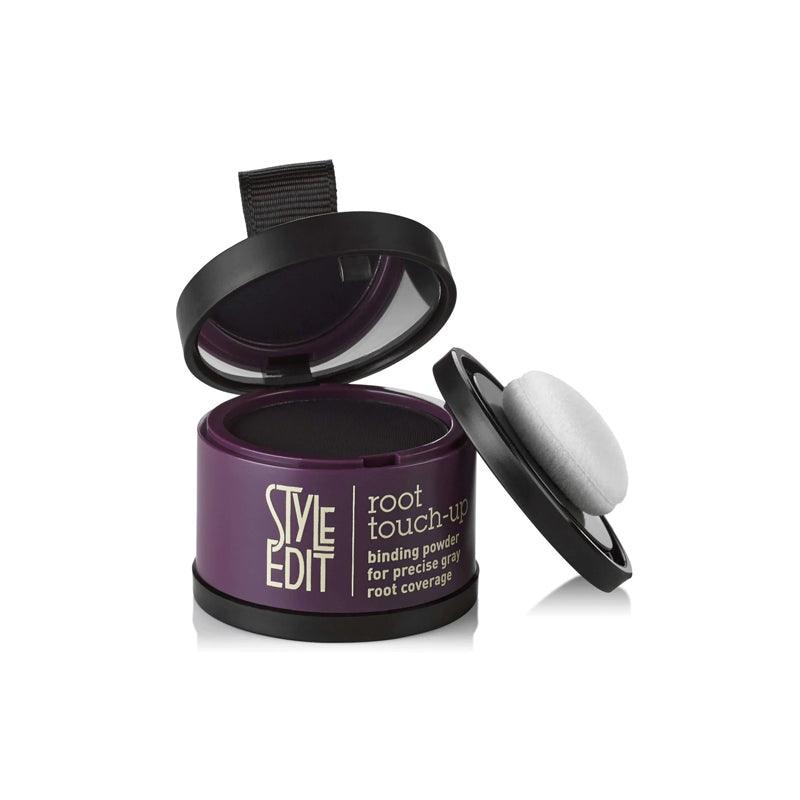 Style Edit Brunette Beauty Root Touch-Up Powder black shade hair care product Pasadena Aveda salon