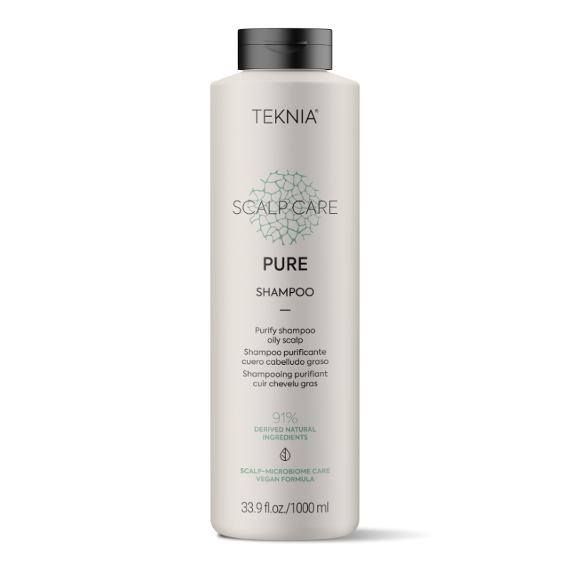 Lakme Scalp Care Purify Shampoo close up label at Bokaos Aveda Salon Pasadena
