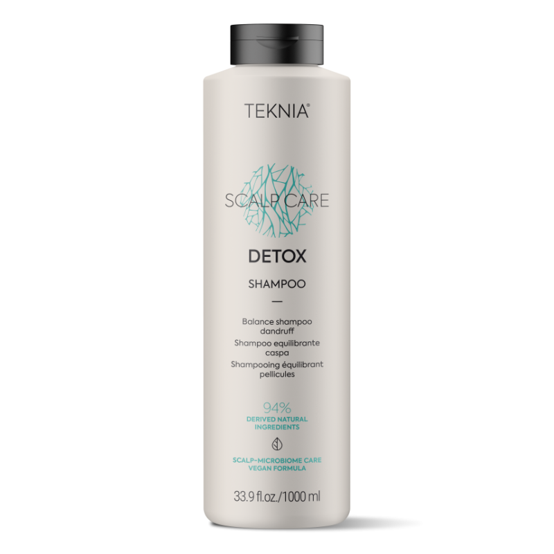 Lakme Scalp Care Balance Detox Shampoo back label close up Pasadena Aveda salon