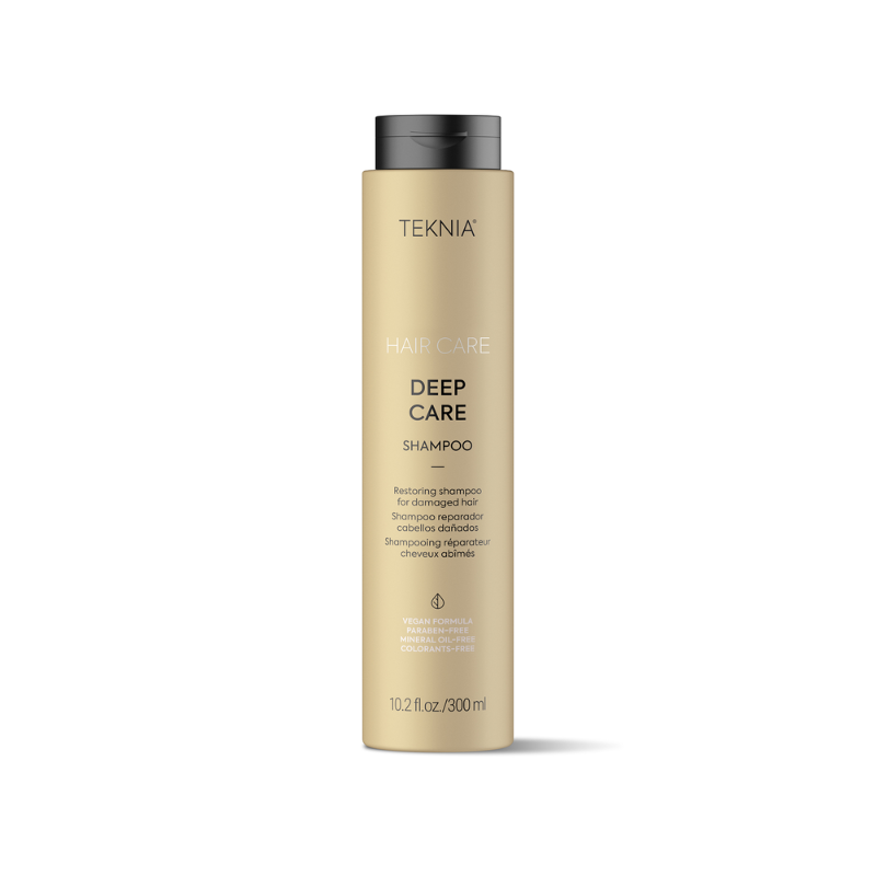 Lakme Deep Care Shampoo 10.2oz bottle for deep hair nourishment at Pasadena hair salon