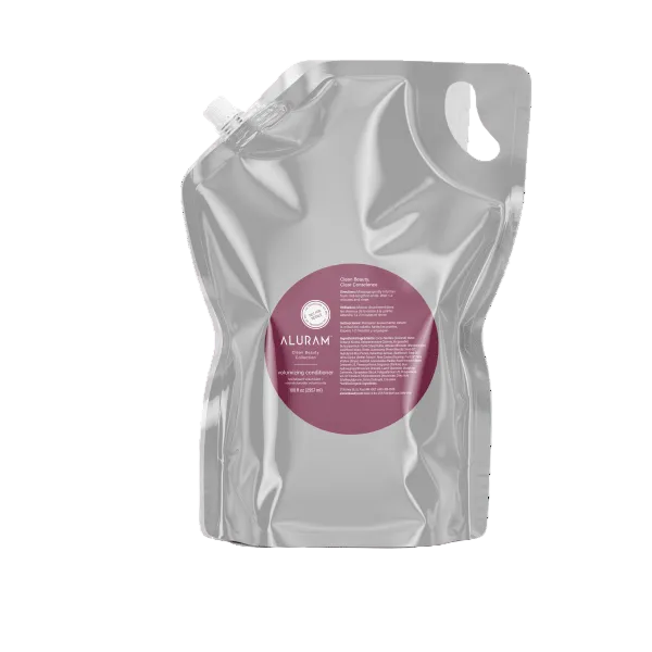 Aluram Volumizing Conditioner Pouch 100oz refill pack hair care at Pasadena salon