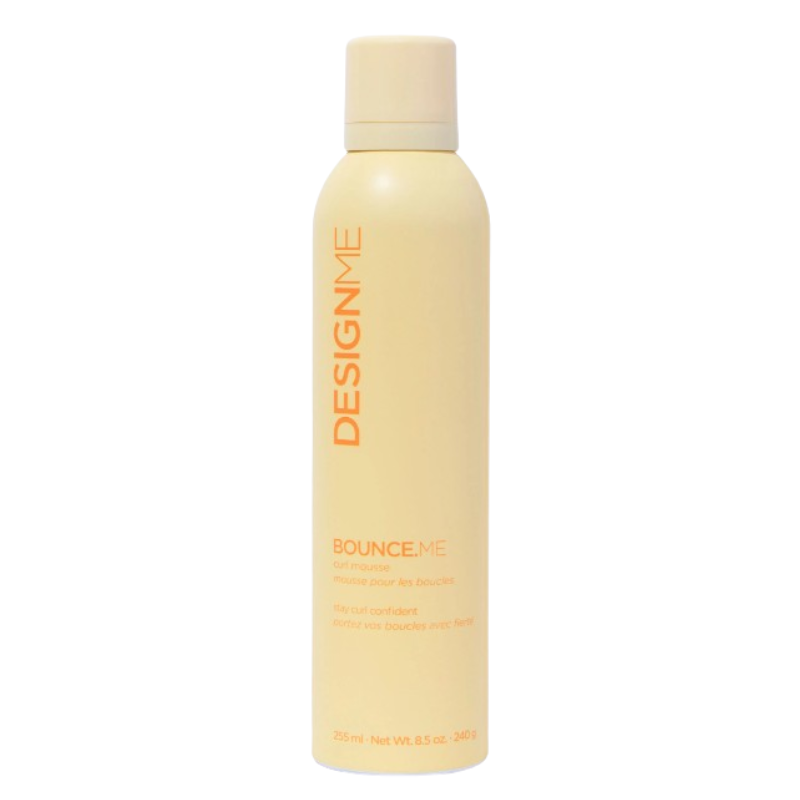 Design.Me Bounce.Me Curl Mousse 8.6oz bottle for voluminous curls at Pasadena Aveda salon
