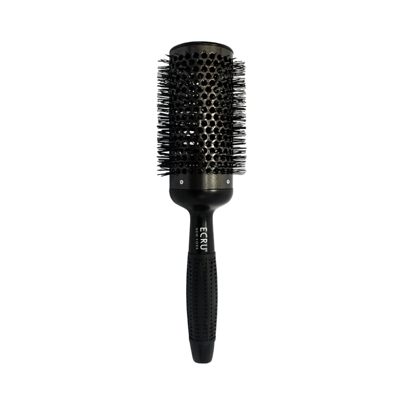 Ecru NY Round Ceramic Brush Large for styling and blow drying at Pasadena hair salon