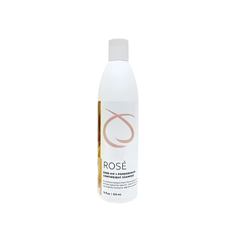 Sunlights Rose Lightweight Shampoo bottle front view hair care Pasadena salon