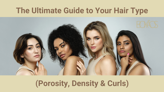 Close-up of diverse hair textures and curls at Pasadena Aveda salon illustrating porosity and density concepts