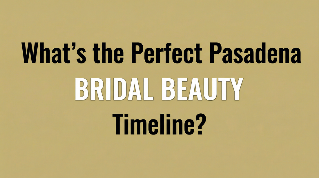 bridal hair prep timeline before wedding day at Bokaos Aveda Salon & Spa, Pasadena CA