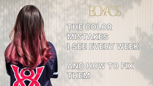 Common hair color mistakes and corrections at a Pasadena Aveda salon hair salon for vibrant, flawless results