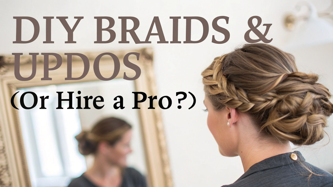 easy braids and updos at home