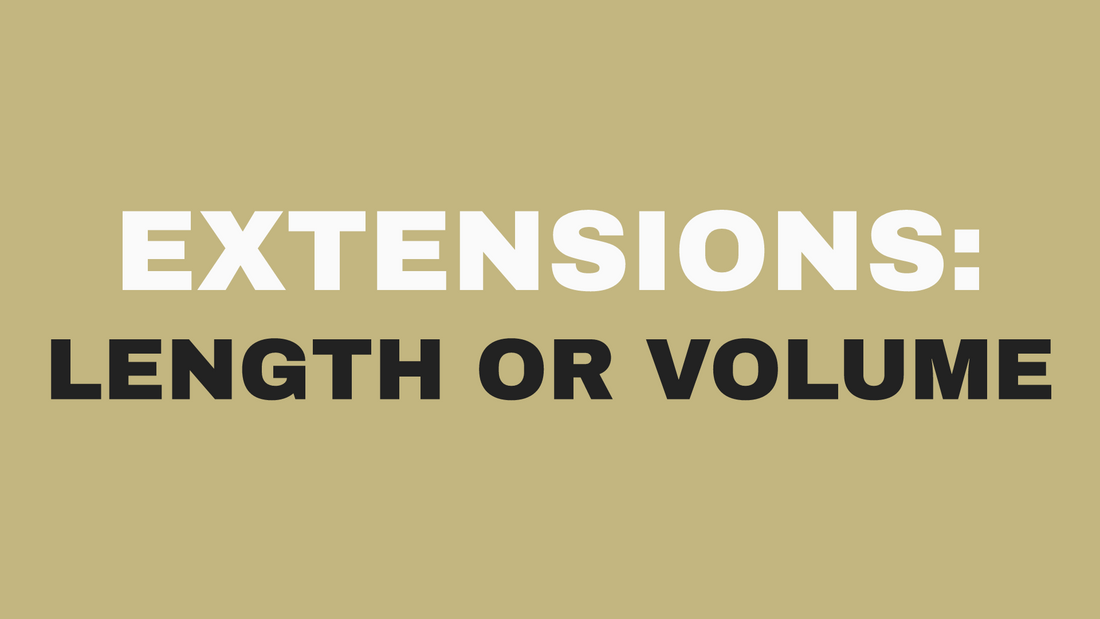 Hair extensions length vs volume guide at Bokaos, Pasadena CA