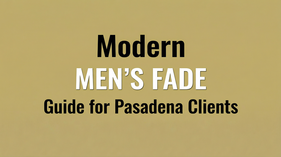clean mens fade haircut close up at Bokaos Aveda Salon & Spa, Pasadena CA