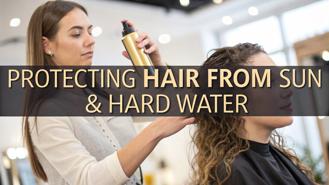 how hard water and sun damage hair at Bokaos Aveda Salon & Spa, Pasadena CA