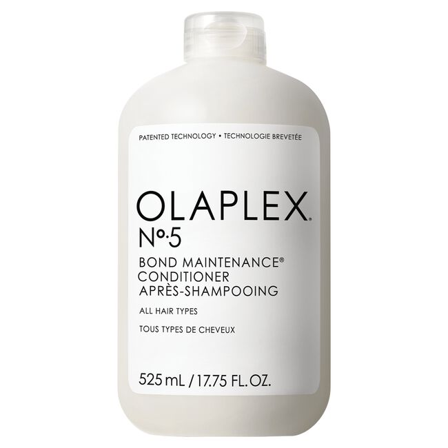 Olaplex No.5 Bond Maintenance Conditioner back label detail shot at Pasadena hair salon
