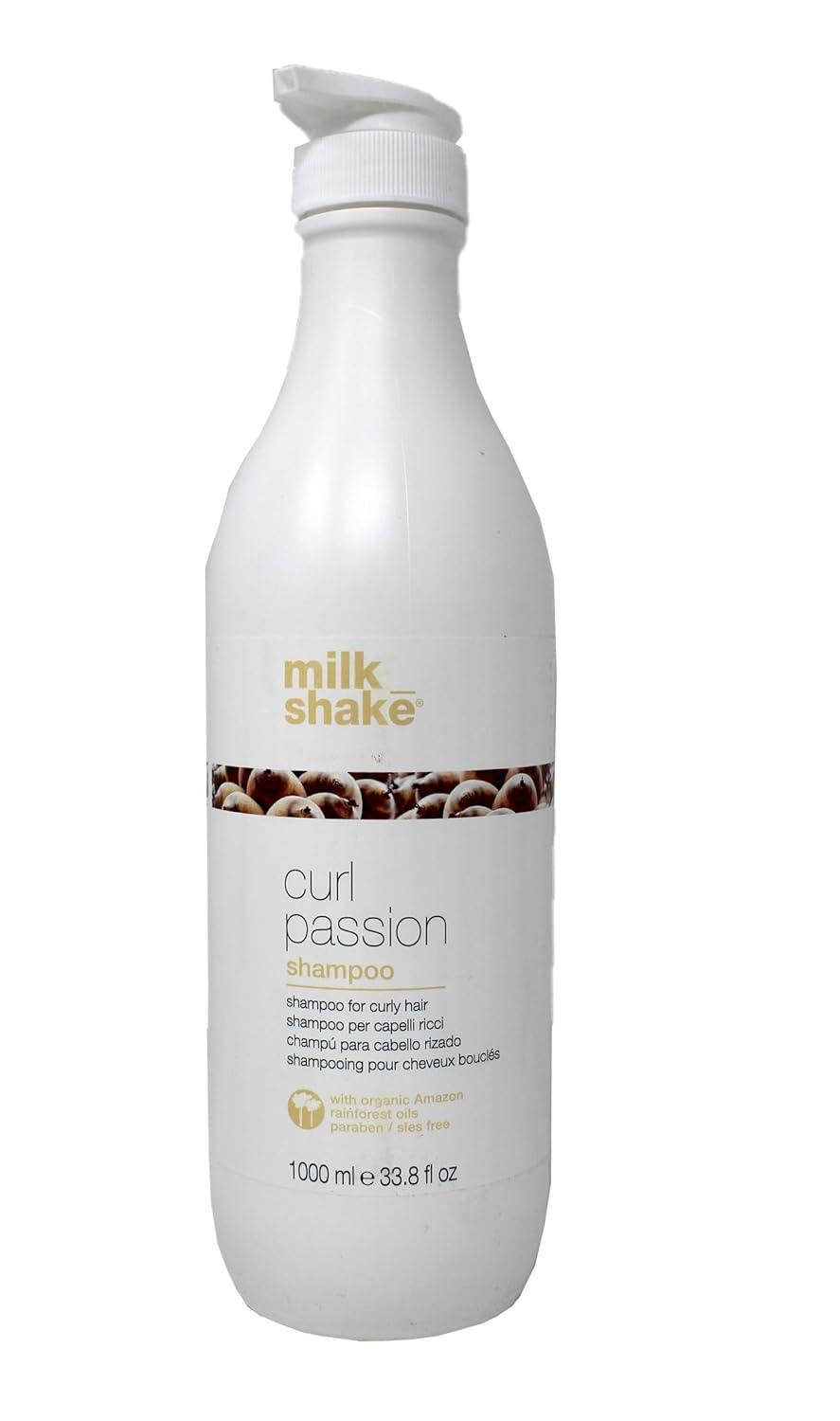 Milk Shake Curl passion Shampoo back label close up Pasadena hair salon