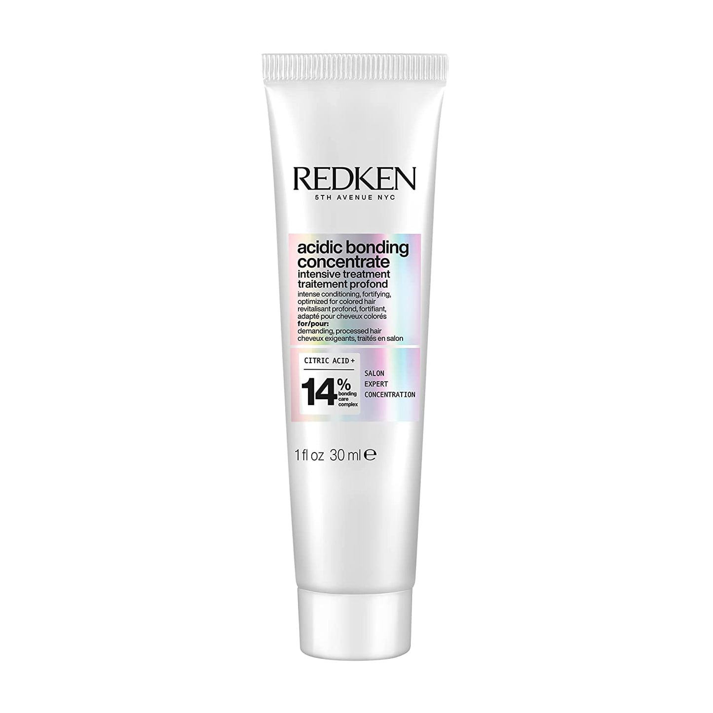 Redken acidic bonding concentrate 14 percent 1 oz bottle front view Pasadena hair salon