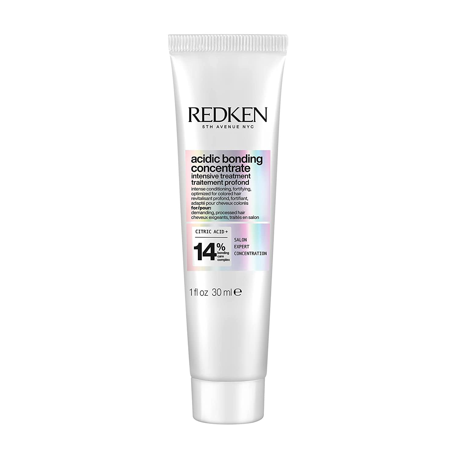 Redken acidic bonding concentrate 14 percent 1 oz bottle front view Pasadena hair salon