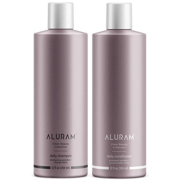 Aluram Daily Conditioner side view showing product details Pasadena hair salon
