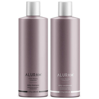 Aluram Daily Conditioner side view showing product details Pasadena hair salon